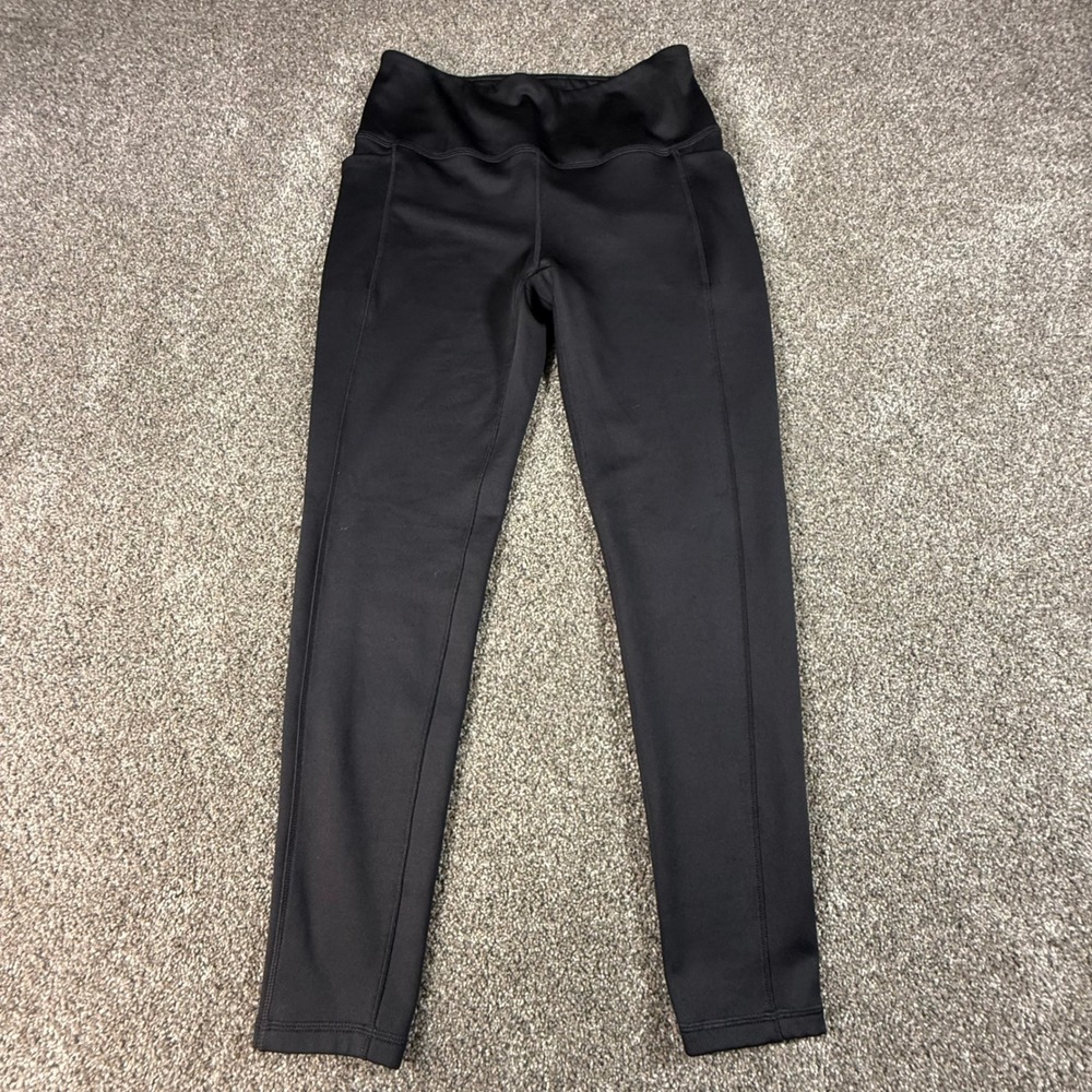 2 Pair Spyder Active Womens Black Leggings Pants Large Flare Bootcut and Skinny - Picture 6 of 13